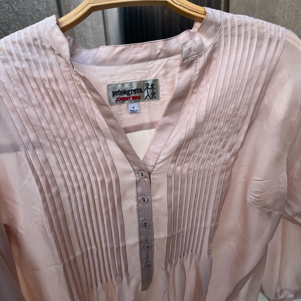 Johnny Was x Pete & Greta Silk Blouse - Picture 7 of 7